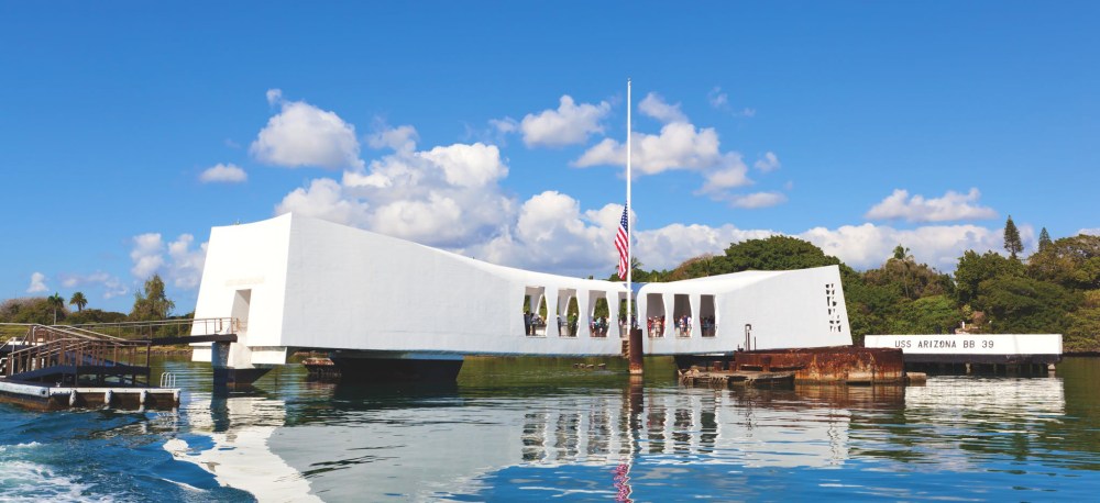 USS Arizona Memorial at Pearl Harbor