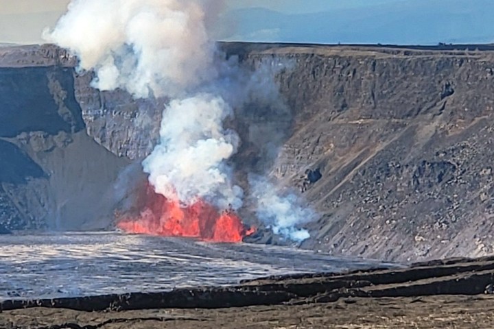 volcano eruption